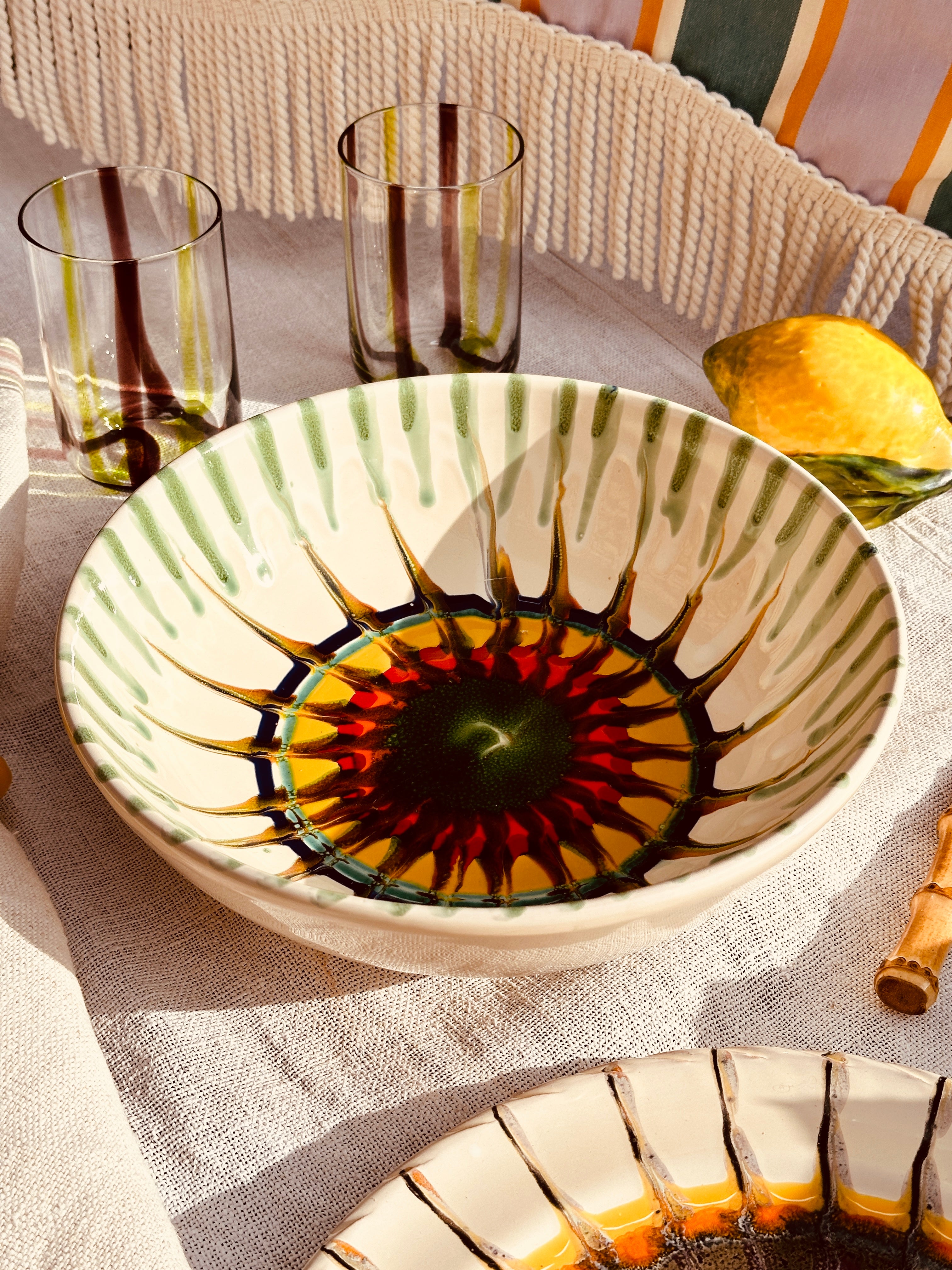 Psychodelic Salad Bowl  - 26cm  "St.Tropez 1978"