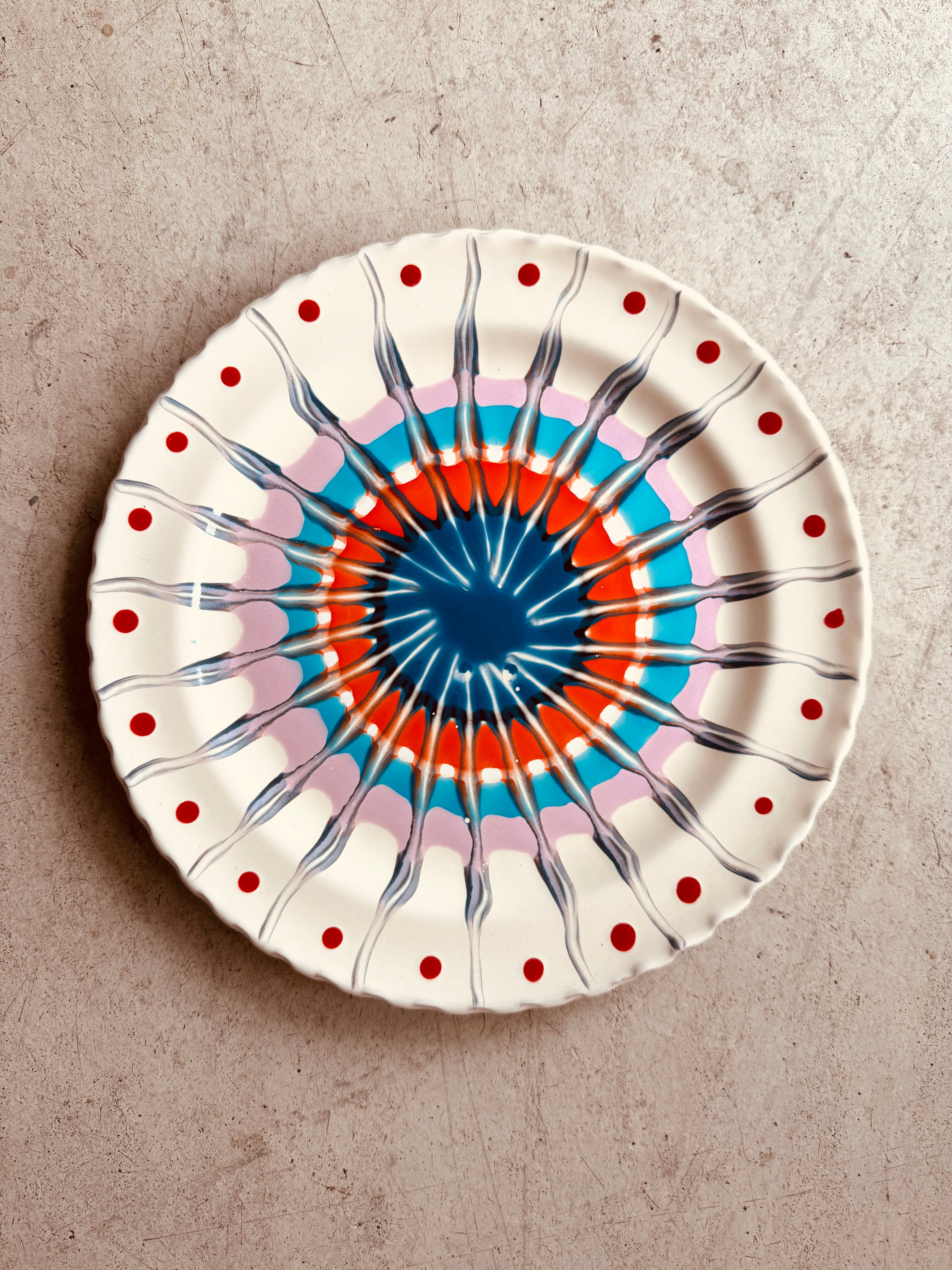 Psychodelic Speiseteller - 27cm "Gigliola Cinquetti "