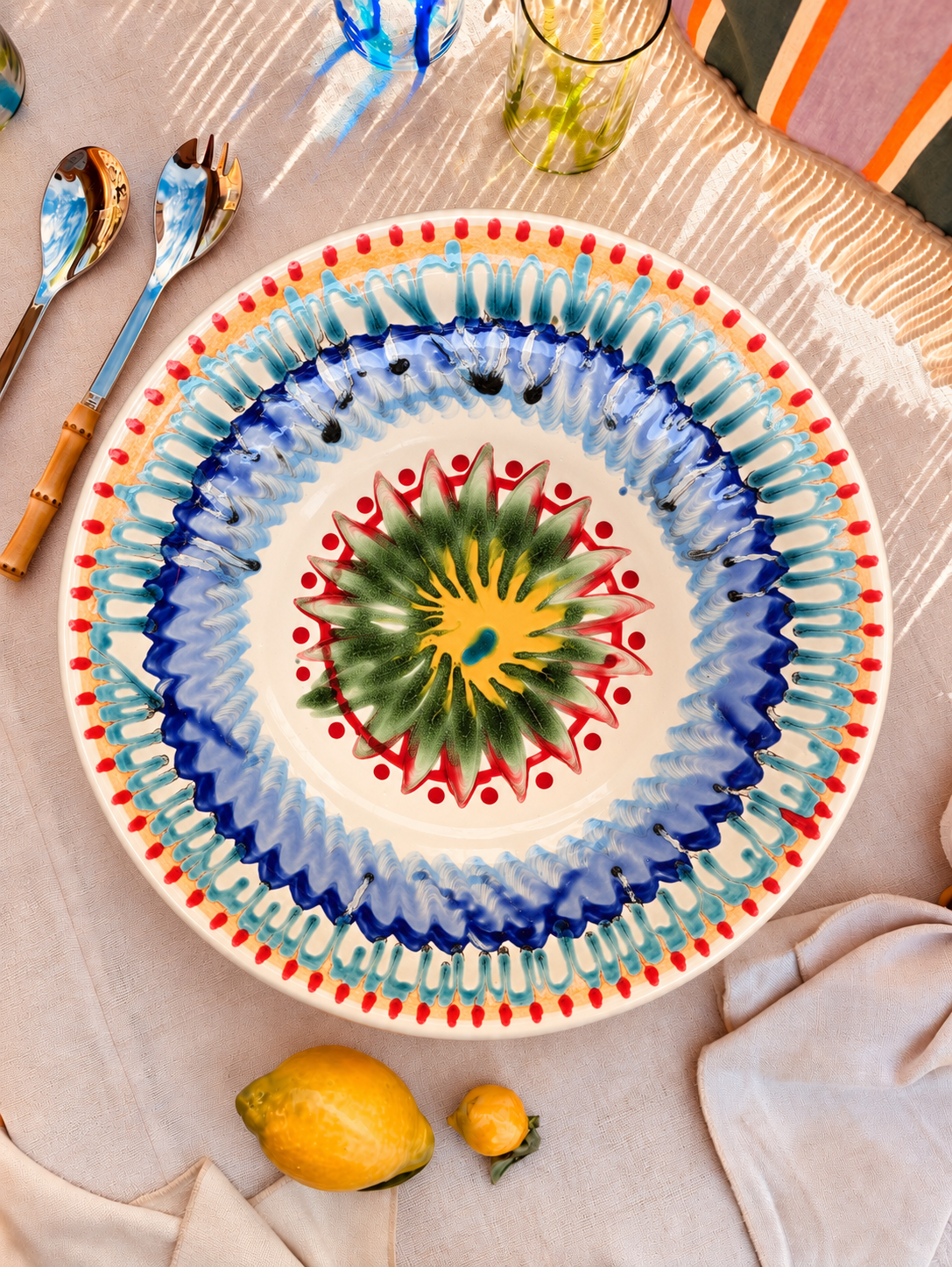Studio Riviera Centerpiece Bowl 42 cm | Handmade in Italy