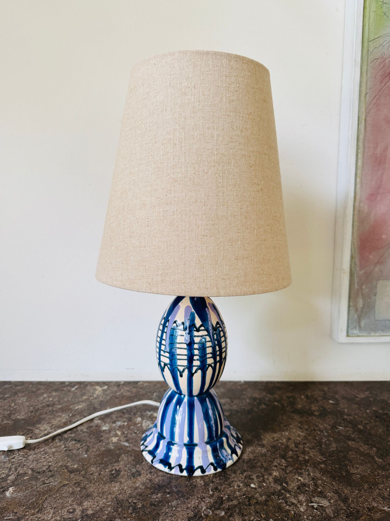 Lampada „Grand Hotel Paradiso d'Oro BLU"