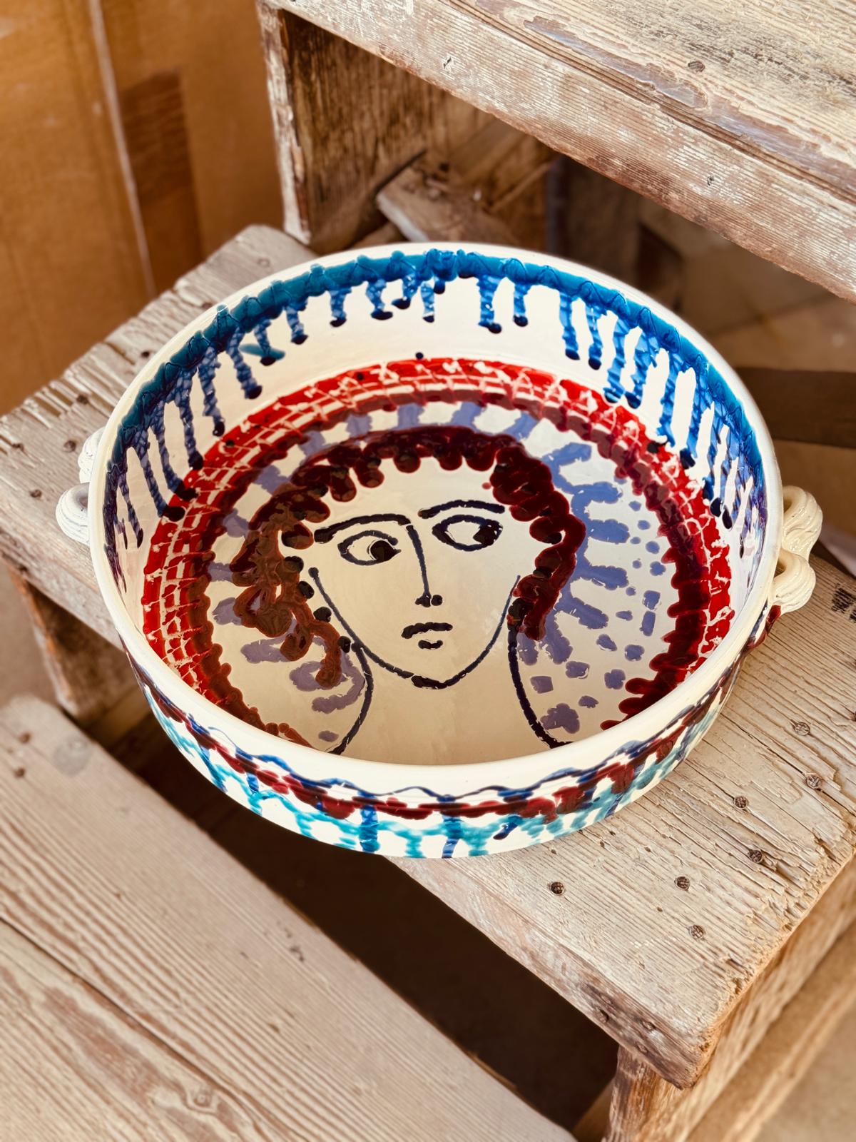 Psychodelic 6 Viso Salatschale & Ofenform „EINZELSTÜCK" 34cm