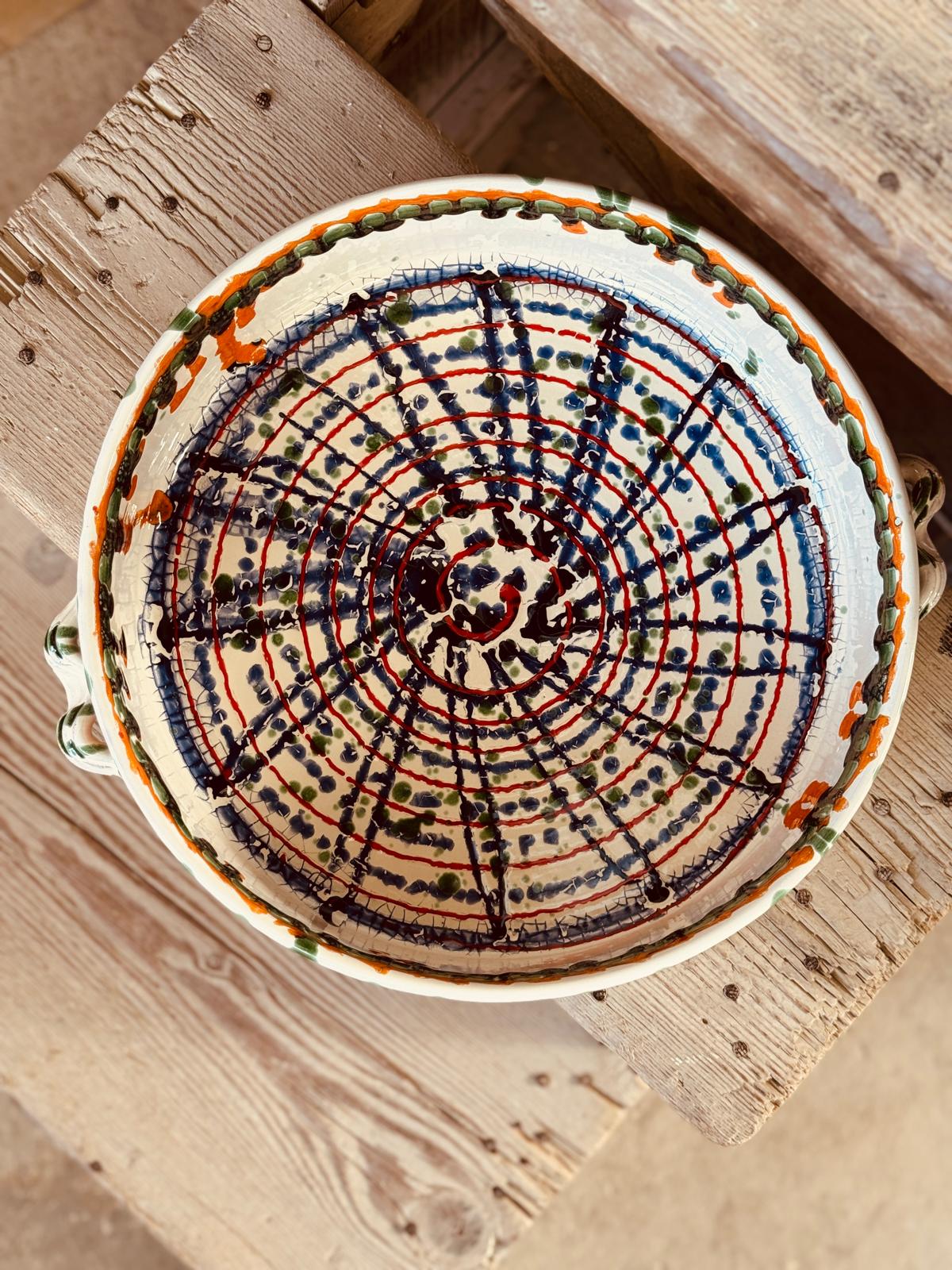 Psychodelic Salatschale & Ofenform „EINZELSTÜCK" 34cm