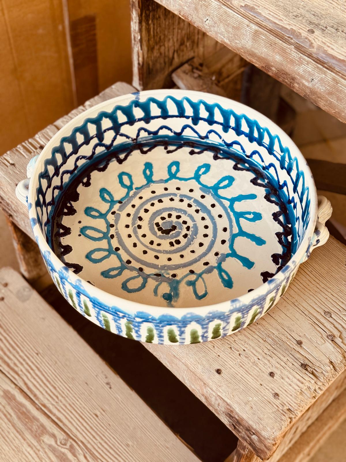 Psychodelic Salatschale & Ofenform „EINZELSTÜCK" 34cm