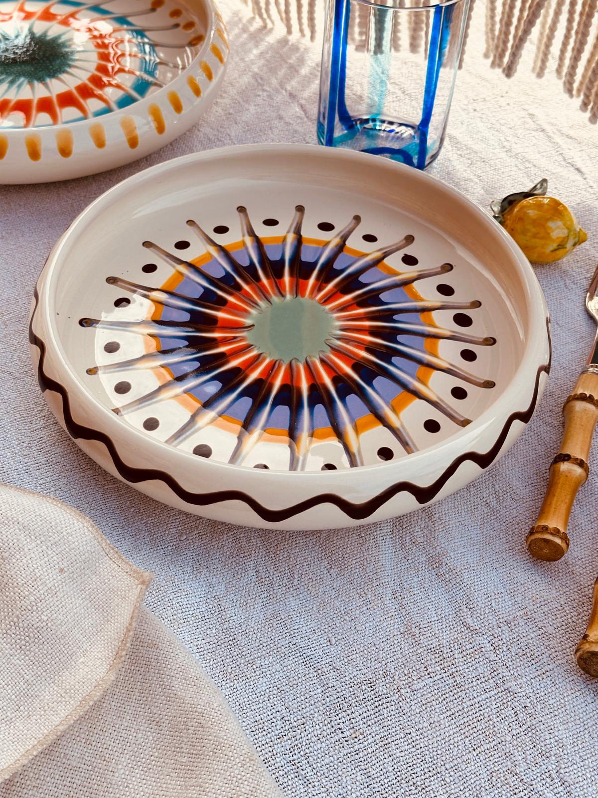 Psychodelic Frisbee Speiseteller - 25cm "Lido Riviera 1962"