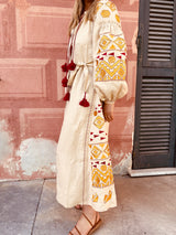 Bohemian Rapsody - Robe d'été Mrs.Riviera "Golden Lotus" 