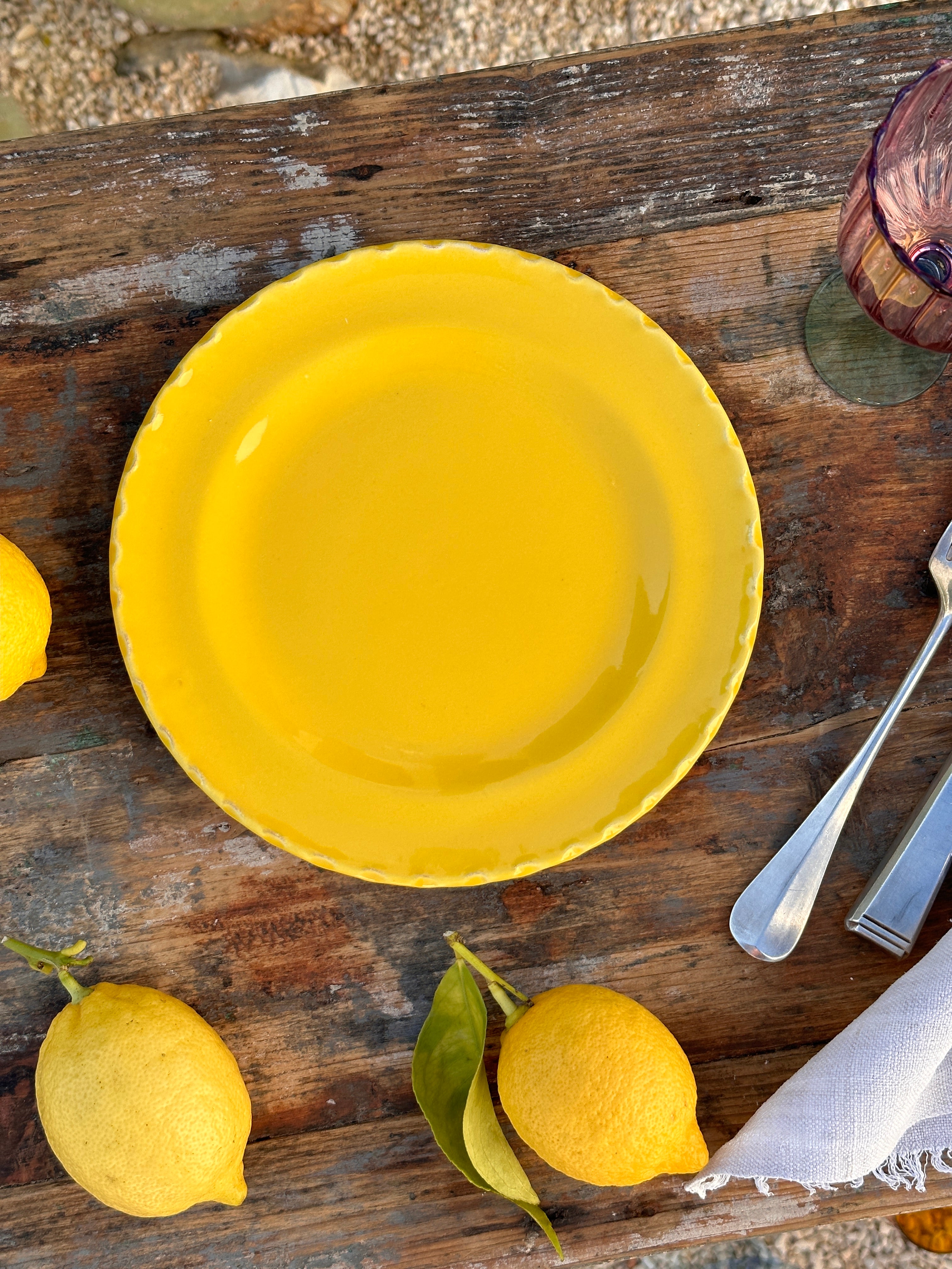 Uni Dinner Plate "limone"